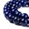 sz32 Lapis lazuli kamień naturalny 8mm pasmo sznur 38cm